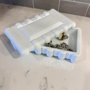Milk Glass Cigarette Box