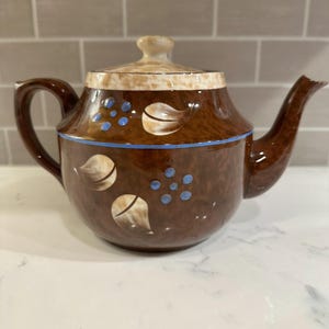 Price and Kensington Hand Painted Ceramic English Teapot
