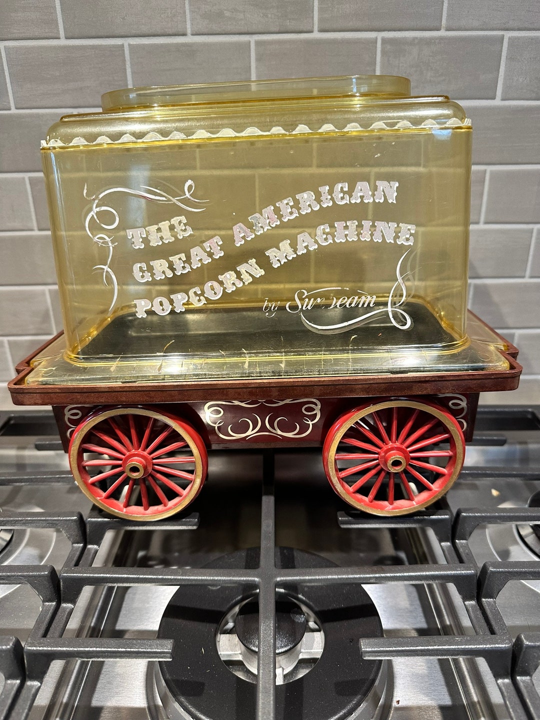 Vintage Sunbeam Great American Popcorn Machine Etsy