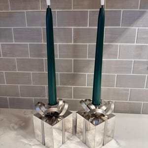Godinger Silver Candleholders - Etsy