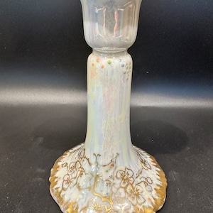 Antique T & V Limoges France Candlestick Holder (1 only)