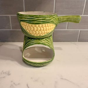Vintage Shawnee Pottery Corn on the Cob Themed Butter Warmer