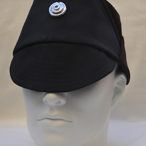 Imperial Cap/Hat (acc. CRL black Gaberdine) Imperial cap fits for Imperial Officer, Tie Reserve, Bridge Crew, Scanning Crew, Star Wars