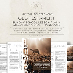Old Testament Lesson Plan, Gospel Doctrine & Sunday School Teaching Help, May 11-17, Deuteronomy, Come Follow Me 2026
