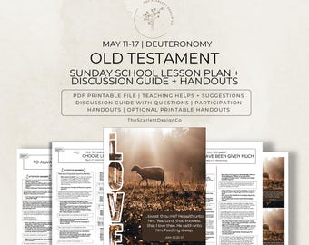 Old Testament Lesson Plan, Gospel Doctrine & Sunday School Teaching Help, May 11-17, Deuteronomy, Come Follow Me 2026