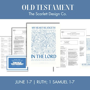 Old Testament Lesson Plan, Gospel Doctrine & Sunday School Teaching Help, June 1-7, Ruth, 1 Samuel 1-7 Come Follow Me 2026 image 2