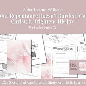 April 2025 General Conference Study Guide - Tamara W Runia (Digital Download)