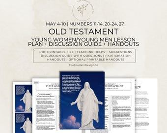 Old Testament Lesson Plan, Young Women/Young Men Teaching Help, May 4-10, Numbers 11-14, 20-24, 27, Come Follow Me 2026 Youth Lessons