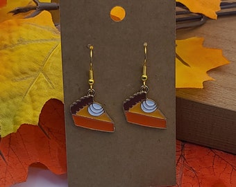 Fall Pumpkin Pie Earrings