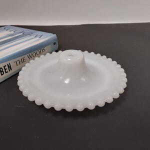 Vintage milk glass lamp base