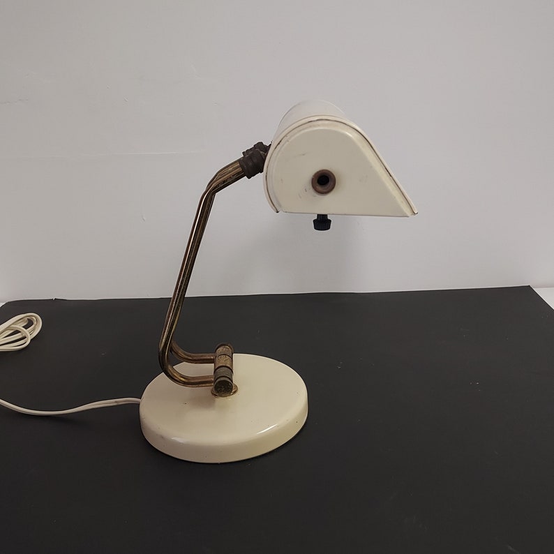 Vintage moderne bureaulamp uit het midden van de eeuw nieuwe bedrading afbeelding 3