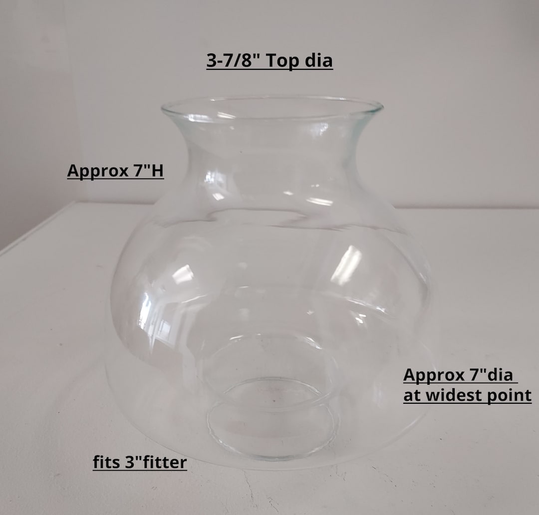 Mid-19th Century Handblown Hurricane Shades For Sale At