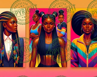 Black Girl Magic Graphic - Printable, Instant Download
