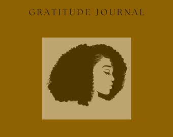 Editable Gratitude Journal - Personalize in Canva or PDF
