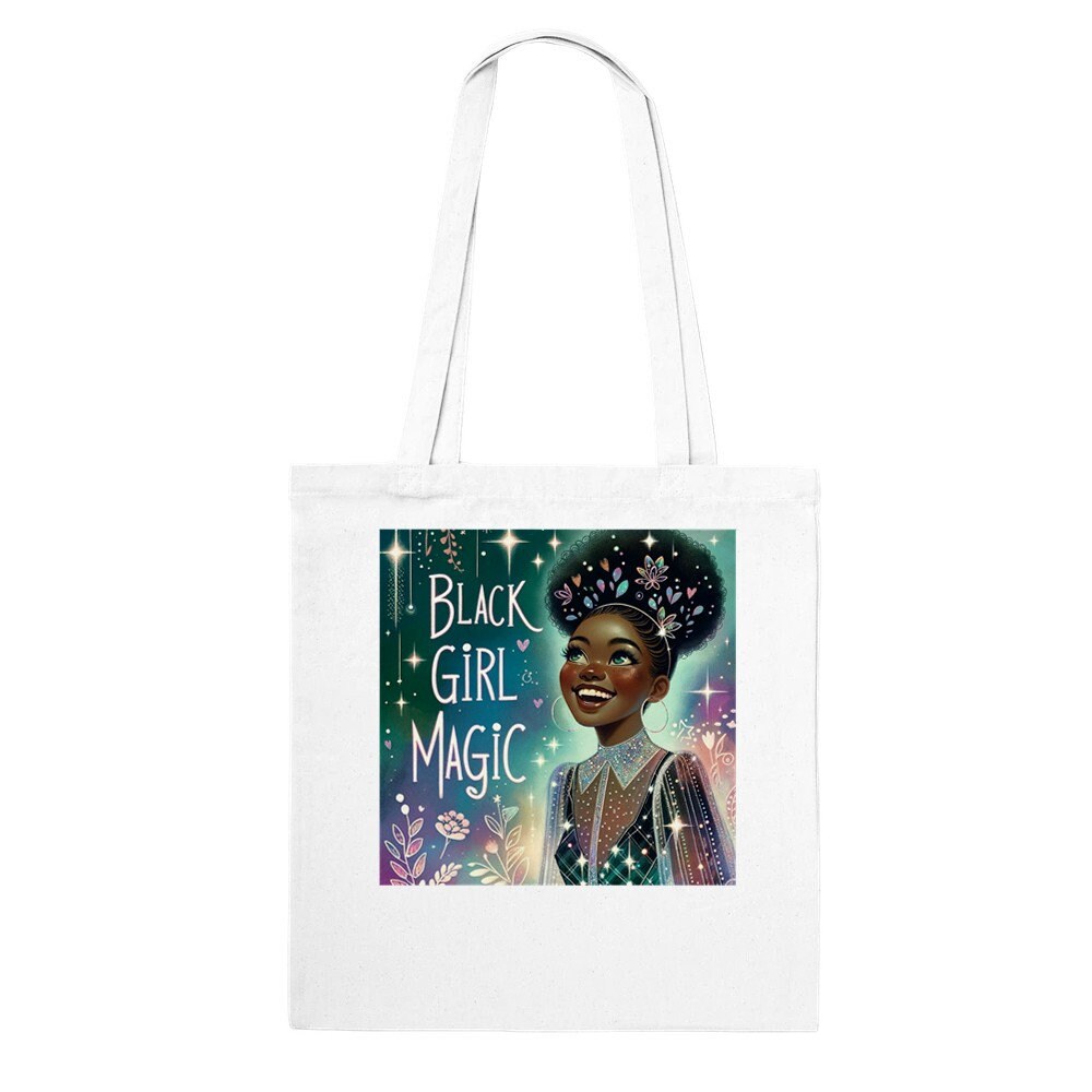 Black Girl Magic Tote Bag - Empowering & Stylish Canvas Bag for Everyday Use