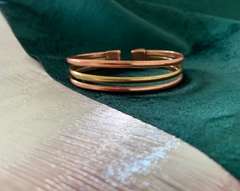 Pure Copper Anti-Stress Bangle - Handmade Copper Bracelet - Ladies Trendy Copper Bracelet