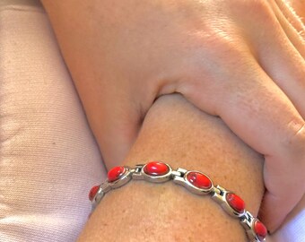 Bracciale Magnetico In Rame Massiccio Placcato Argento – Stile Celtico Terapia Del Dolore