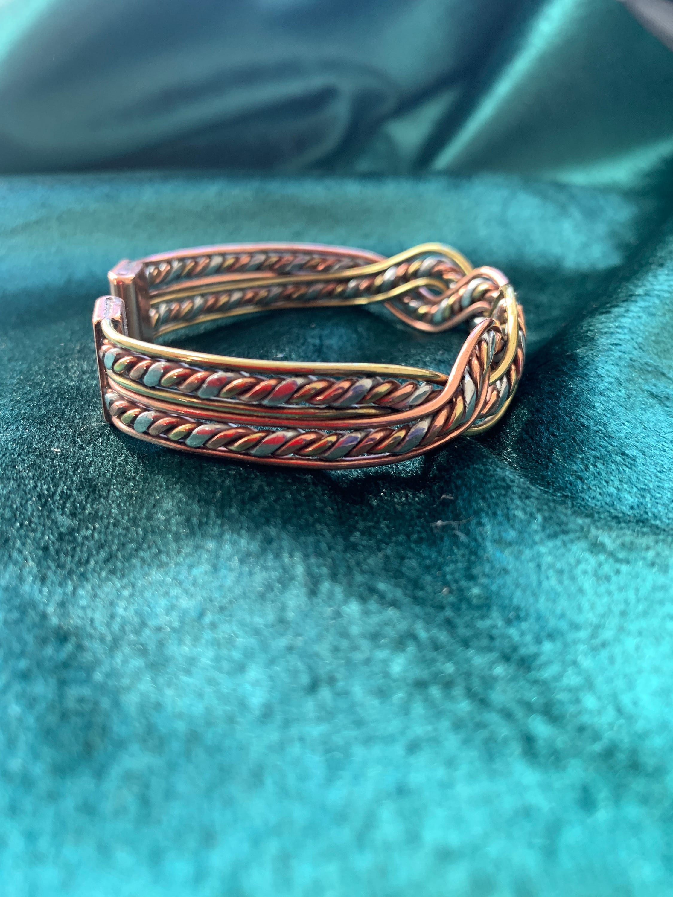 Handmade Copper Health Bracelets for Women - Stylish Copper Bracelets - Ladies Copper Bracelet Health Benefits - Relief Bracelets