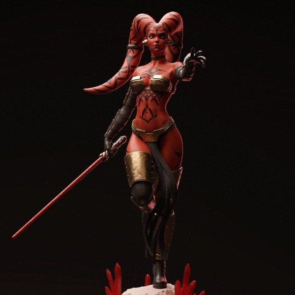 Star Wars Darth Talon Figure 3d Printer stl file (Google Drive Download)