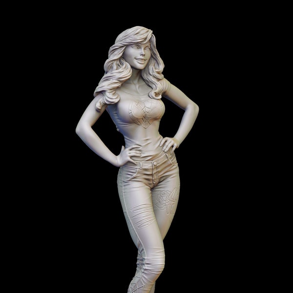 Mary Jane Figure 3d Printer stl file (Google Drive Download)