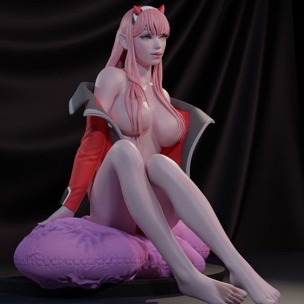 Zero Two Figure 3d Printer stl file (Google Drive Download)