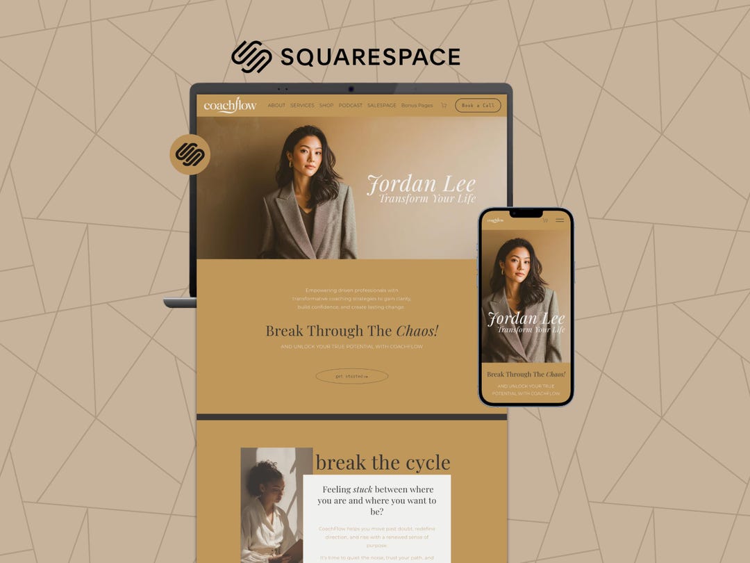 Squarespace Website Template | Luxury Design for Coaches & Consultants ...