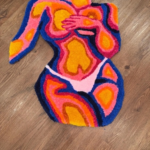 Pink thermal body rug