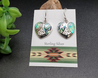 Silverly Orecchini A Bottone Quadrati In Argento 925 Con Abalone - 5mm - Ipoallergenici Con Panno Lucidante - Regalo Per Donna - 3