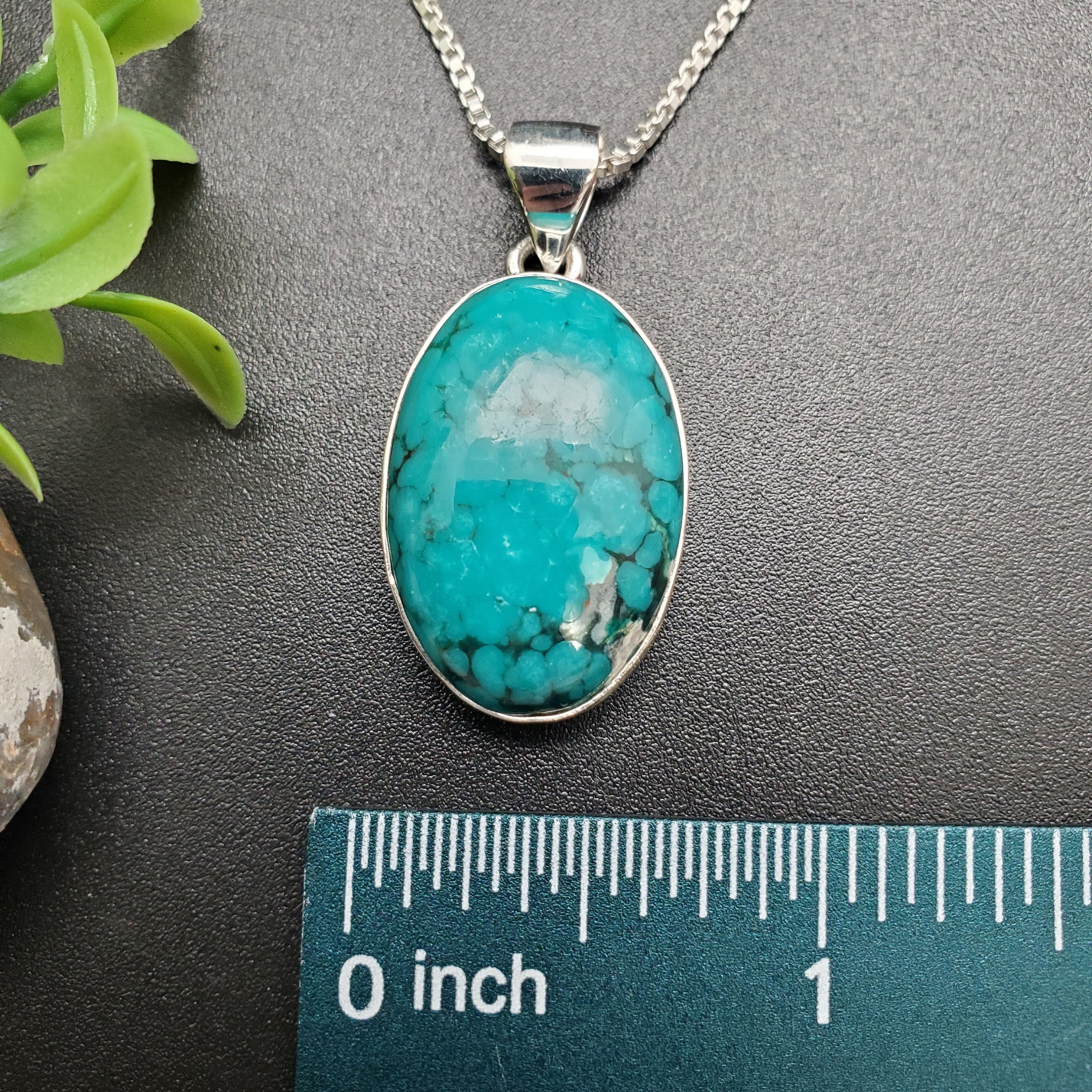 FFD #956 | Handmade Southwest Turquoise Necklace Pendant With