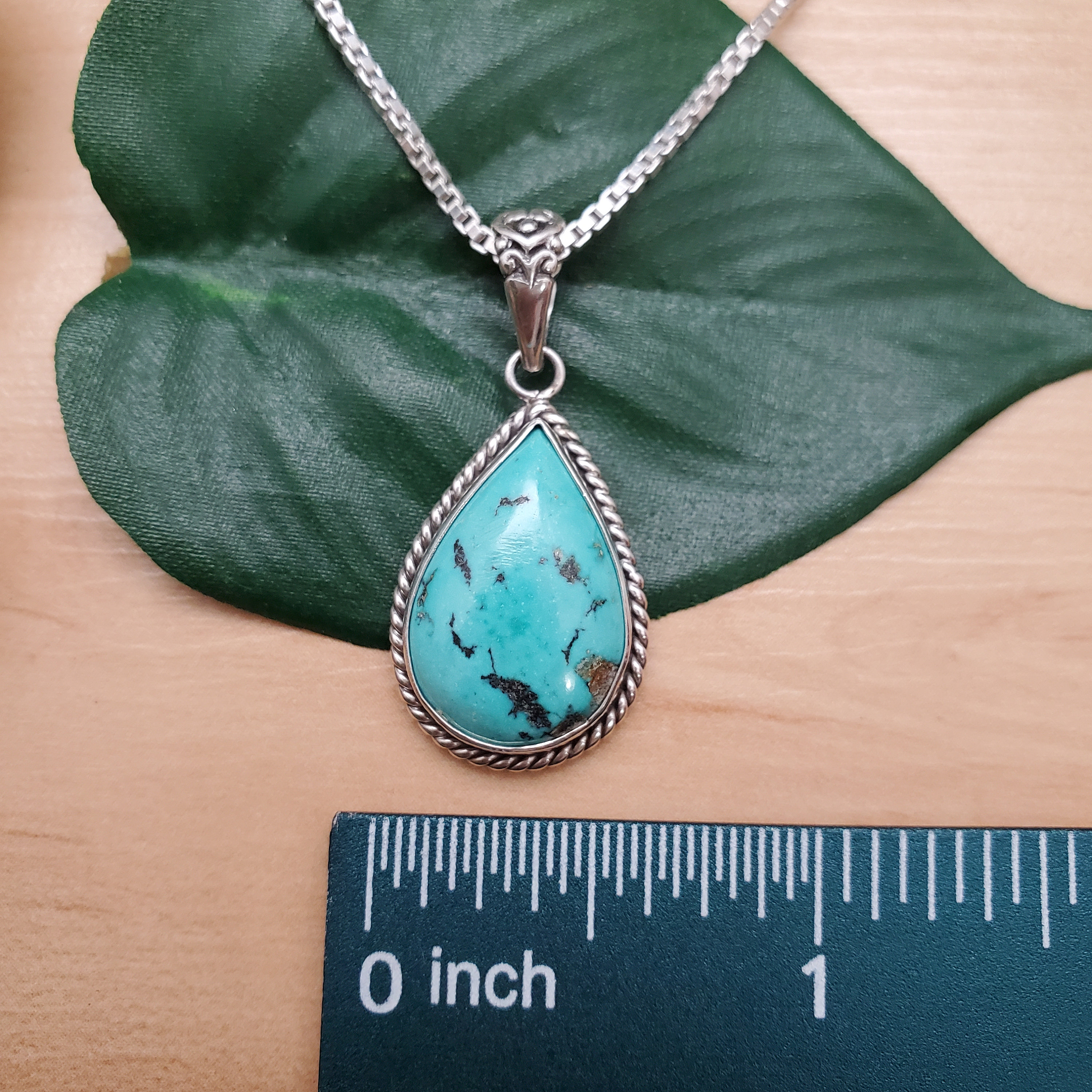 ATS#TQP007 | Handmade Southwest Turquoise Necklace Pendant