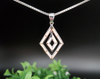 QQ-098 | Diamond White Opal Necklace Pendant Option of Silver Chain Necklace | Sterling Silver White Opal Necklace | White Opal Pendant