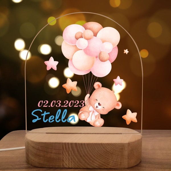 Custom Name Light Personalized Baby Night Light Children's Light Light Baby Name Sign Lamp Gift For Kids Christmas Gifs Kids Room Decor