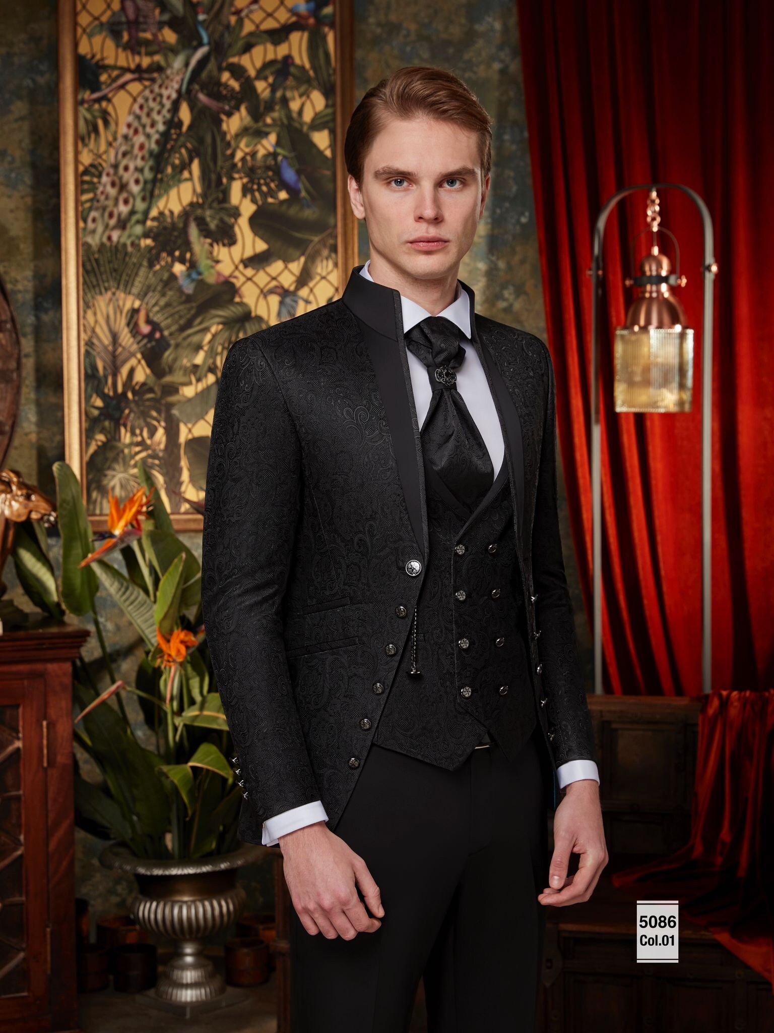 Leather Tuxedo Coat Etsy