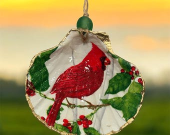 Cardinal Holiday Memorial Ornament