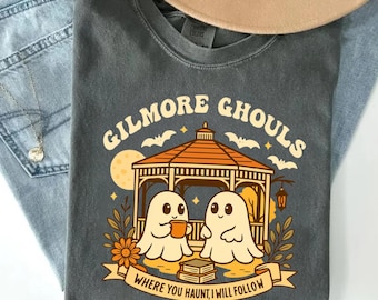 Gilmore Ghouls shirt, Comfort Colors® Ghost Parody Halloween tee, Fall shirt for Gilmore Girl fans, Halloween Shirt, TV Show Fan Tee