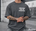 Awesome Like My Daughter Shirt Comfort Colors\u00ae, Funny Dad Gift from Daughter, Retro Dad Tshirt, Husband Shirt, Fathers Day Gift, New Dad Tee product logo