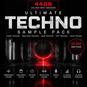 Ultimate Techno Sample Pack – 22,393 Sounds | 44 GB
