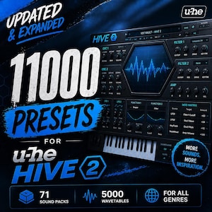 11000 preajustes de Hive 2 + 5000 tablas de ondas / Cero duplicados