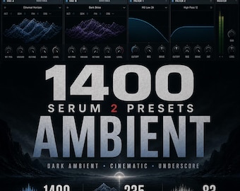 1400 Omgeving | Filmische serumpresets + wavetables en geluiden