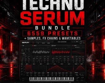 Ultieme technoserumbundel: 6559 presets + samples, effectketens en wavetables