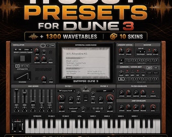 Oltre 11.000 preset per Dune 3 + 1.300 wavetable e 10 skin
