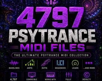 4797 Psytrance MIDI Files