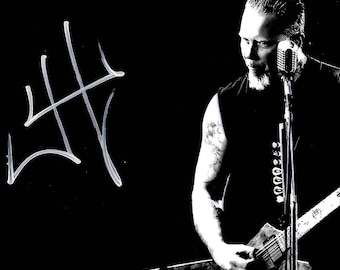 James Hetfield Hand-Signed Autograph with COA (Metallica)