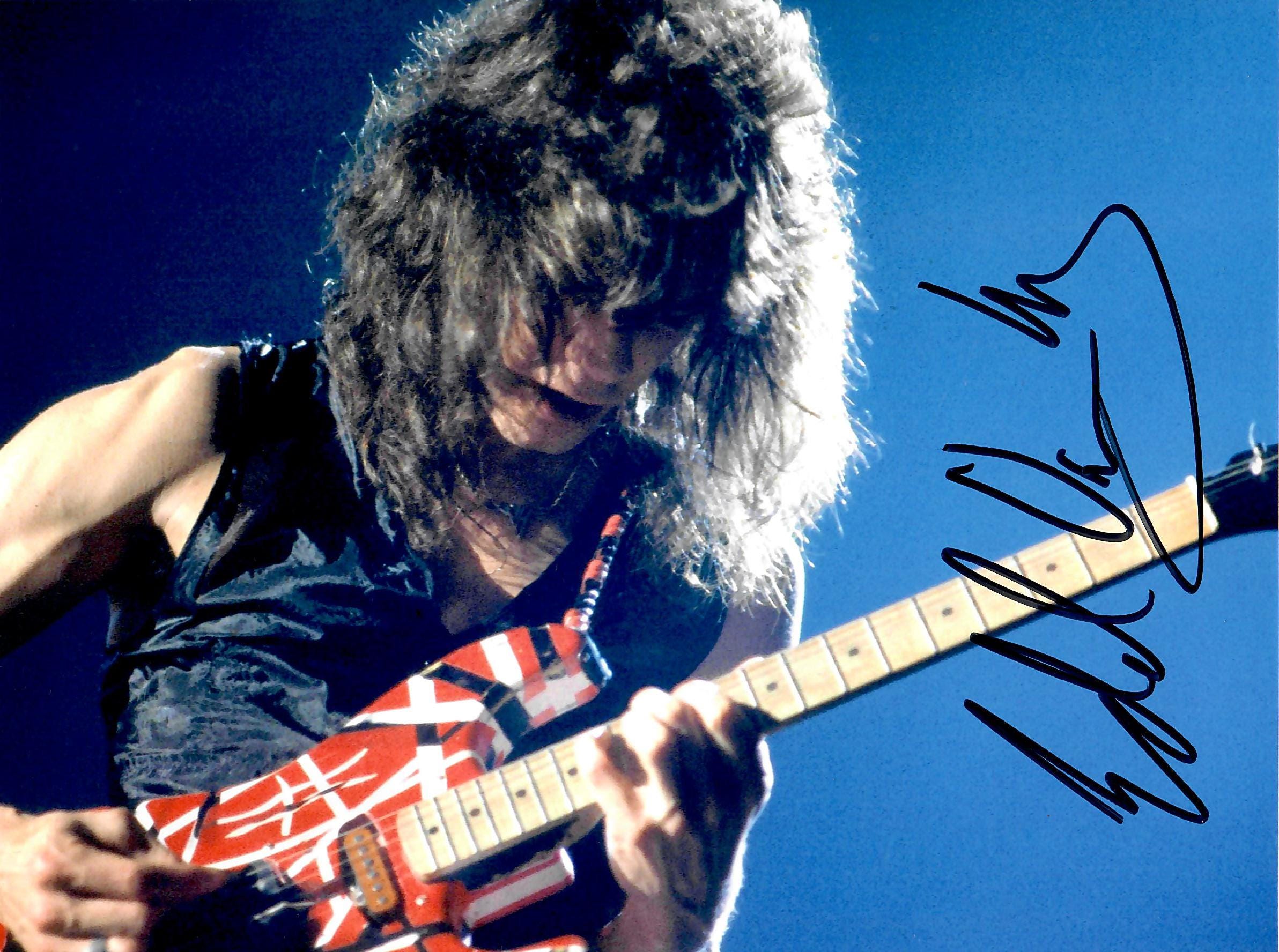Eddie van halen autograph - Etsy 日本