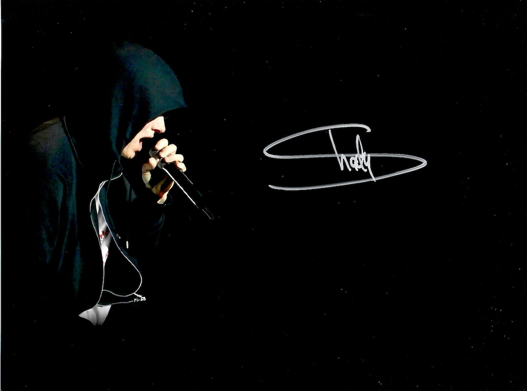 Eminem Hand-signed Autograph With COA - Etsy