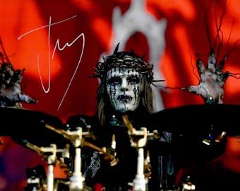 Joey Jordison Art Print - Drummer From the Band Slipknot, Pictured