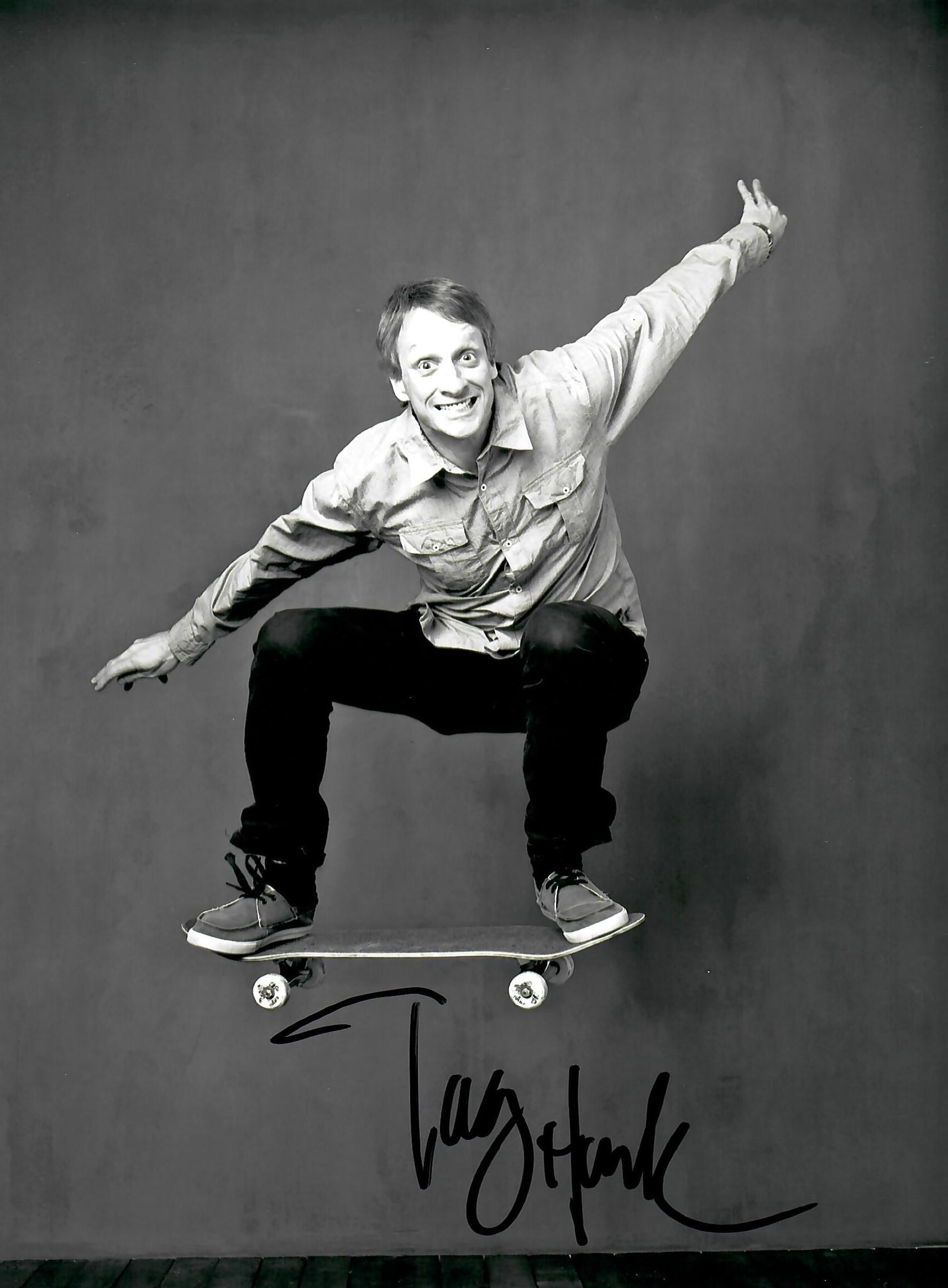 Tony Hawk サイン入り スケートボード Tony Hawkのサイン入り指スケボー フィンガーボード