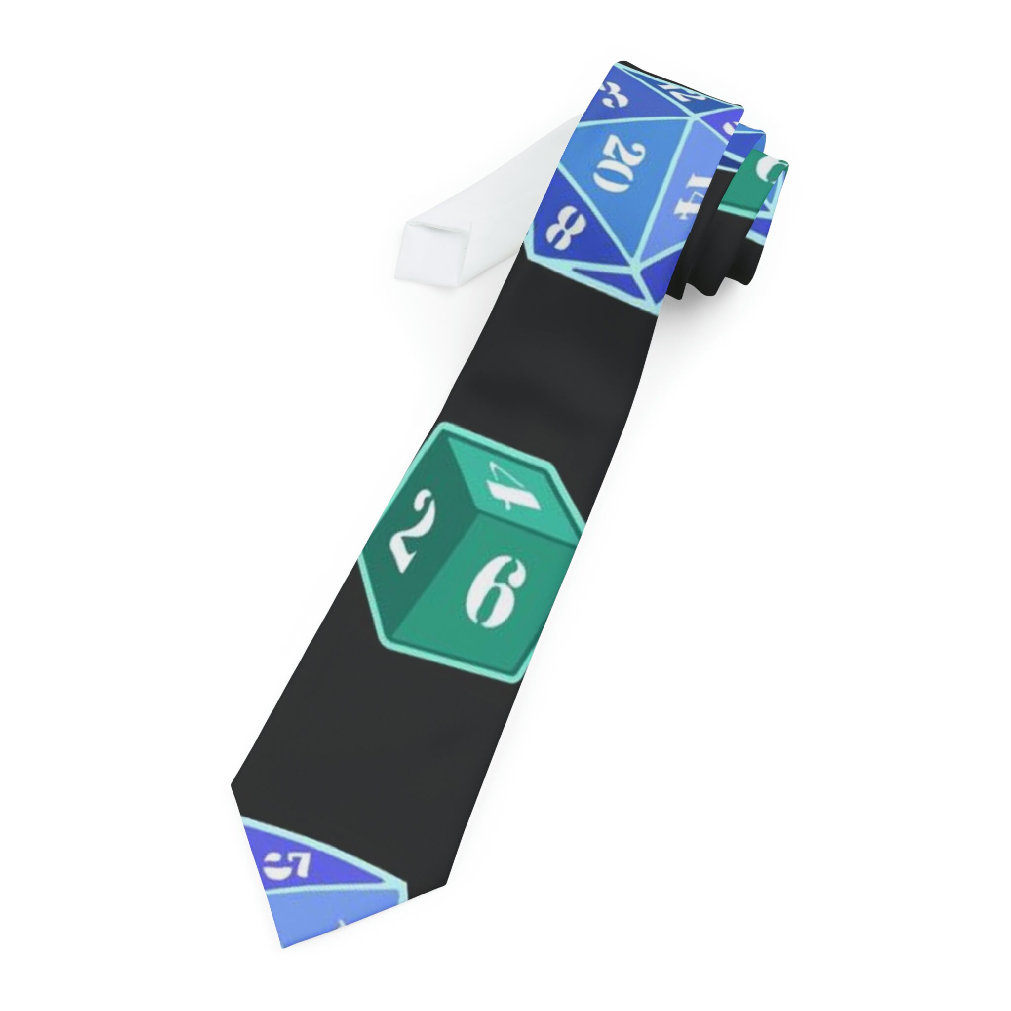 Funny Dnd Necktie Tie for D20 Dungeon and Dragons DM Screen Etsy