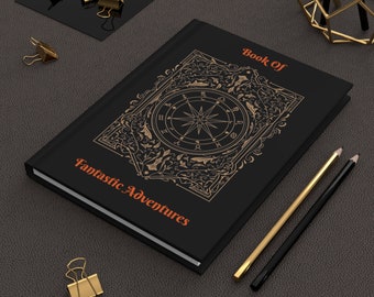 DnD D&D Dungeon and Dragon, D20, Pathfinder, TTRPG, Hardcover Journal, ,unique dnd giftunique dnd gift