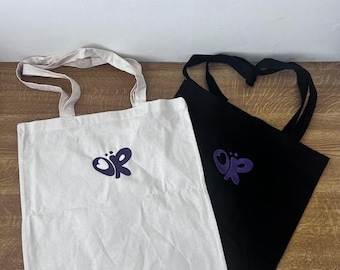 Olivia Rodrigo inspired embroidered tote bag